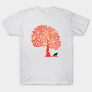 Fox Under a Tree T-Shirt